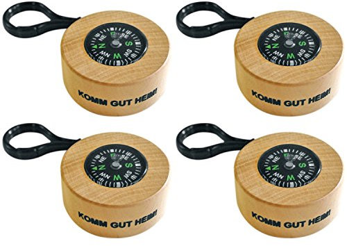 EDUPLAY Schlüsselanhänger Kompass, Stück:4 Stück