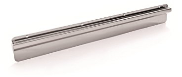 Kerafactum® - Profi Bonschiene Klemmleiste Notizleiste Bonleiste Leiste für Notizzettel oder Rezepte aus Edelstahl matt glänzend