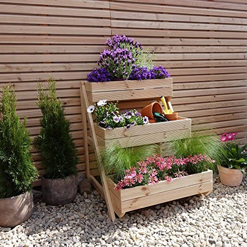 Promadino Pflanztreppe mit Kästen
