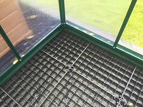 ECO500 Full Gravel Garden Shed Base Grid With Included Free HD Membrane (3M X 1M SUITS 10 X 3 FEET BUILDINGS)