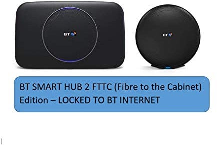 BT Smart Hub 2 and Complete Wi-Fi Disc Bundle - AC Wireless Dual Band Router DSL Modem