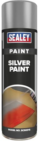 Sealey SCS031S 500ml Silver Paint