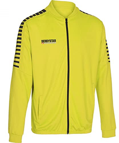 Derbystar Kinder Hyper Poly-Arbeitsjacke Jacke, gelb schwarz, 128