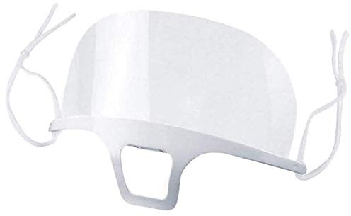 2 pcs Plastik Visier, Gesichtsschild mit verstellbarem Gummiband
