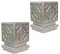 CLLX Capuchons pour Poteaux en Fonte D'Aluminium De Qualité, Chapeau/Embout, 2 Pièces,150x150mm