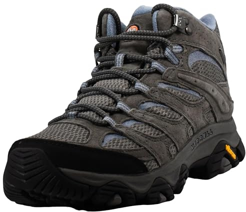 Merrell Women's Moab 3 Mid Waterproof, Granite, 7.5