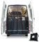 Living in a Bubble Mosquitera para furgonetas de techo medio y alto Mercedes Sprinter, Ford Transit y otras autocaravanas, mosquitera de tamaño universal para puerta trasera, cierre de cremallera