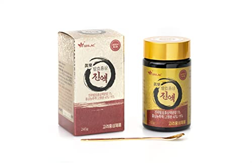 Koreanischer fermentierter Roter-Ginseng Extrakt GOLD, 80mg Ginsenoside hochdosiert, 240g (8 Monate)