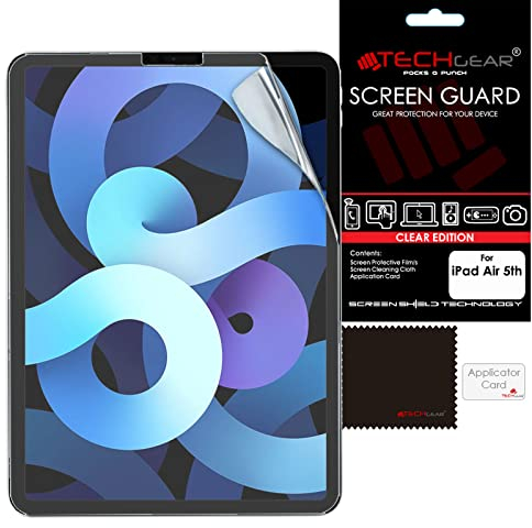 TECHGEAR Protection d'écran ultra transparente pour iPad Air 5 5ème génération 2022
