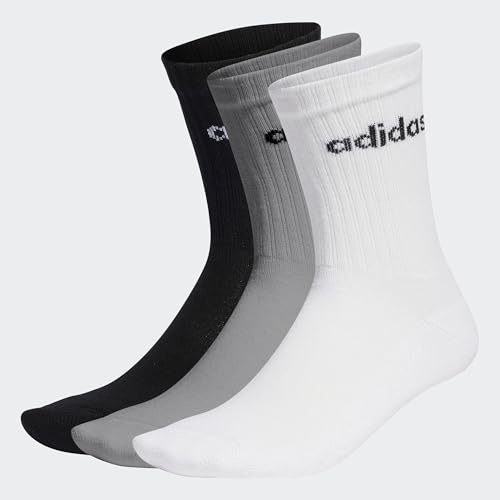 adidas Kids Crew Cushioned Socks 3 Pairs Cotton