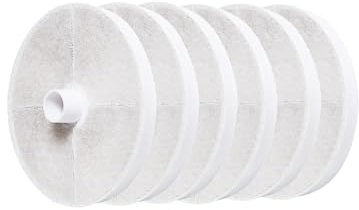 Amazon Basics Filtros para bebederos para gatos, paquete de 6