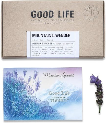 Good Life Mountain Lavendelduftets | Entwickelt in Neuseeland | 12 Beutel