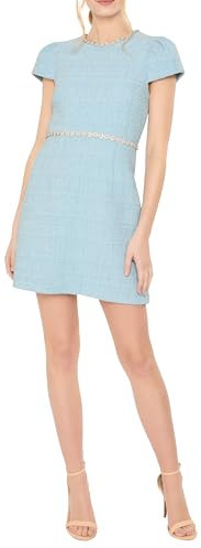 LIKELY Damen Morley Kleid Cocktailkleid, Blaue Glocke, 38