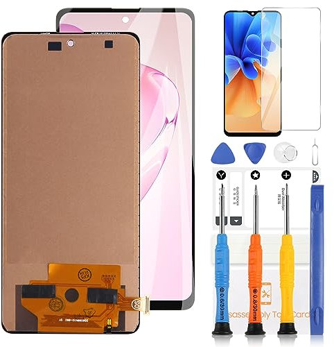 Écran LCD pour Samsung Galaxy Note 10 Lite N770 N770F SM-N770F SM-N770F/DS SM-N770F/DSM Remplacement Écran LCD Écran Tactile Digitizer Kit avec Outil Noir Version TFT Highlight