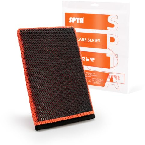 SPTA Clay-Handschuh, Pro Medium Grade Clay Bar Infused Handschuh, Auto-Detailing-Handschuh entfernt schnell Schmutz von Ihrem Lack, Glas, Rädern und mehr - -CB306