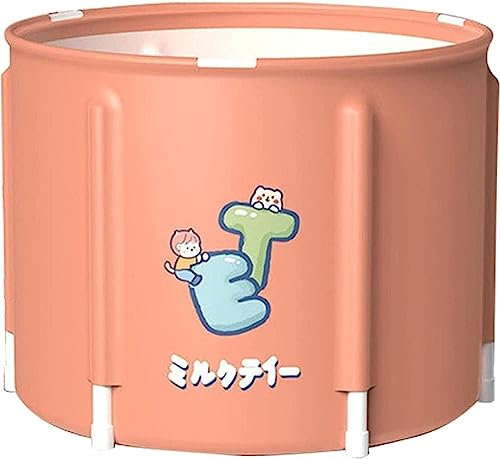 ZWQOZ Baignoire ronde portable et portable pour adulte - Seau de bain pliable - Pour salle de bain familiale, spa - Disponible en toutes saisons