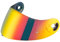 Helmvisier für Nolan X-803 X-802 X-702 X-661 X603,Motorradhelm Visier,Motorrad Windschutz Helm Objektiv Visier (Chrom Rot)