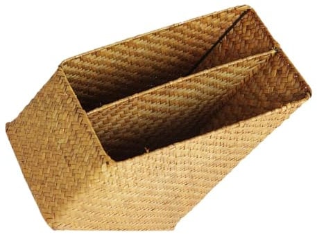 Garneck Bücherregalgriffe Gewebte Aufbewahrungskörbe Für Zeitschriften Ordnerhalter Für Den Schreibtisch