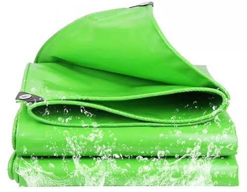 Lona Impermeable Lona de Protección 6x6m, Lonas para Piscinas con Ojales, Lona de protección Multiusos, Resistente a los desgarros, para Exteriores, jardín, Lona de Tienda de campaña