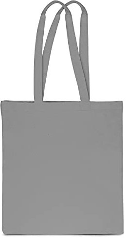 SAKETOS 5 Stück Stofftasche 38 x 42 cm - Tote Bag Grau - Stoffbeutel zum Bemalen Unbedruckt - Baumwolltasche mit Zwei Langen Griffen - Tragetasche, Einkaufstaschen