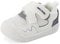LACOFIA Zapatos Primeros Pasos Bebé Niños Calzado Respetuoso Bebé Zapatillas Deporte con Suela Goma Antideslizante Bebé Blanco/Negro 24 EU(CN 22)