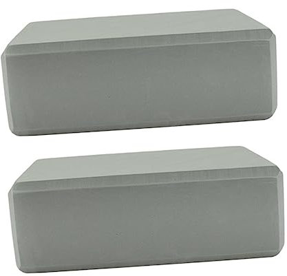 VOSAREA 2Stücke Eva Yoga Block Pack Rechteckige Yogakissen Für Besseren Halt Und Balance Hohe Dichte Für Und Anfänger