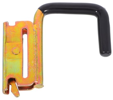Gancio di Fissaggio per Binario e Track, Supporto Metallico | Carico su Semi-trailer e Rimorchio Chiuso, Plastica Ferro e Zinco, Design Antiscivolo e Antiurto