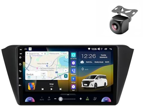 Android14 Autoradio für Skoda Fabia 3 III 2015 2016 2017 2018 2019 GPS Navigation 9 Zoll Kapazitiver Touchscreen Auto Stereo Mit Multimedia-Player Car Radio Carplay Android Auto (M300S 8core 4+32G)