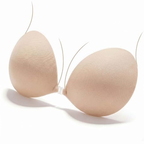 ORGOT Klebe BH Push Up Trägerloser Selbstklebende BH Rückenfrei für Damen