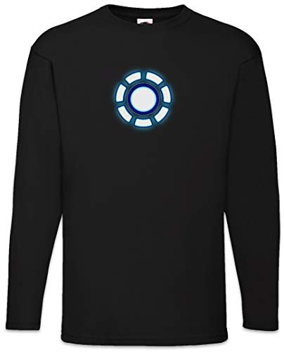 Urban Backwoods Arc Reactor II Men Long Sleeve T-Shirt Black Size S