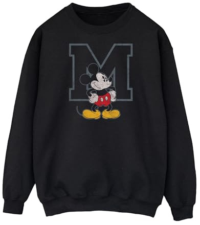 Disney Men's Mickey Mouse Classic M Sweatshirt XXX-Large Black