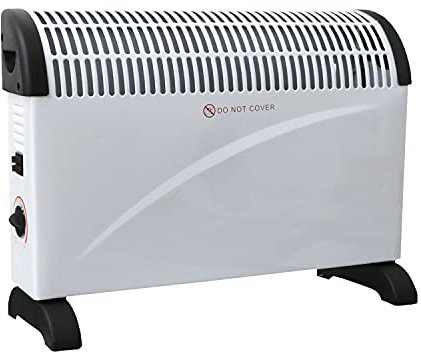 Oypla Electrical 2KW Free Standing Convector Heater, White