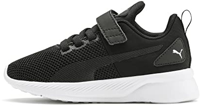 PUMA Unisex Kinder Flyer Runner V Ps Sneaker, Schwarz Puma Black Puma White 01, 31 EU