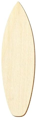 Holz Surfboard Surfbrett - Deko Basteln 3-50cm, Größe:8cm, Pack mit:10 Stück