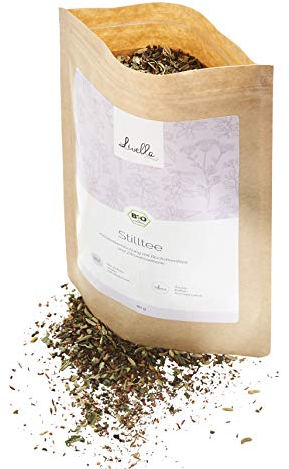 Livella Bio Kräuter Stilltee - Naturbelassen - 80g loser Kräutertee mit Bockshornkleesamen und Zitronenverbene - 100% Bio Stilltee - Bockshornklee Tee