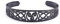Dreamtimes Armreif aus Edelstahl nordisches Wikinger-Design Triskele irischer keltischer Knoten Vintage-Amulett Schmuck Geschenke für Damen Herren Teenager Edelstahl (Schwarz-1)