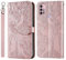 Succtopy Hülle für Motorola Moto G30/G10, PU Leder Folio Flip Handy Schutzhülle Moto G10 Klappbar Blatt Magnetisch Cover Case mit Brieftasche Handyhülle Klapphülle Motorola Moto G30, Baum Rosa