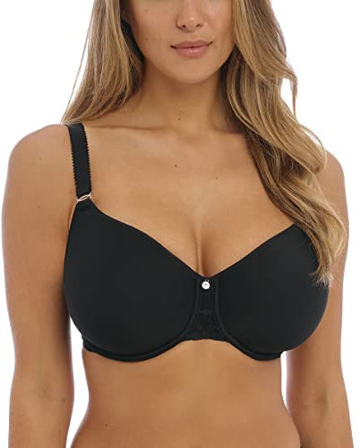 Fantasie Women's Reflect Underwire Bandless Spacer T-Shirt Bra, Black, 38F