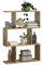 MATKAM BASK 3 Bücheregal aus Holzspanplatten, B/H/T 76,4x107x28cm, Standregal, Würfelregal, freistehend, perfekt als Raumtrenner, in verschiedenen Ausführungen erhältlich (Artisan Eiche)