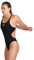 ARENA Solid Swim Tech Team Costume Intero Donna, Costume Donna ad Asciugatura Rapida, Costume da Bagno Sportivo in Tessuto MaxLife Eco Resistente al Cloro e Protezione UV, Tessuto Frontale Foderato