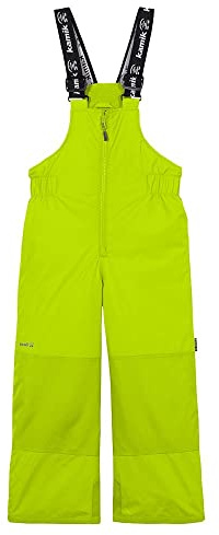 Kamik Winkie Insulated Bib Pants (Toddler/Little Kids/Big Kids) Lime 4 Toddler