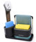 Soap Dispenser Kitchen set,Washing up Liquid Dispenser,Sink Organiser,Replenishable Detergent,Equipped with Sponge,Suitable for Kitchen Sink