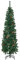 HOMCOM 5.5FT Tall Pencil Slim Artificial Christmas Tree with Realistic Branches, Tip Count and Pine Cones, Pine Needles Tree, Xmas Decoration, Green