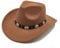 Willheoy Cowboy Hat for Women Western Hat for Men Cowboy Felt Hat Adjustable Outdoor with Shapeable Brim