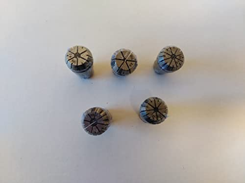 Proxxon Mehrbereichs Spannzangensatz Typ ER-16 (DIN ISO 15488, für FF 250/BL und PF 250/BL, Je 1 Stück für Fräser Ø 2,4-3 - 3,2-4 und 5 mm) 24146