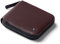 Bellroy Zip Wallet (8+ Karten, ungefaltete Geldscheine, Münzfach mit praktischem Magnetverschluss) - Deep Plum