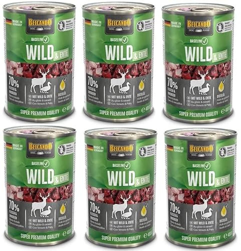 Belcando Baseline Wild & Ente 6 x 400 g getreidefreies Hundefutter