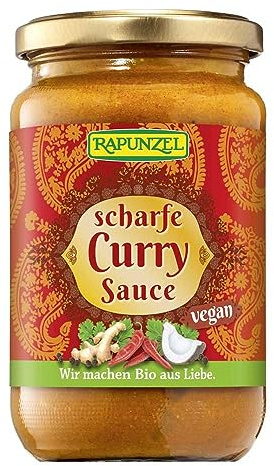 Rapunzel Curry-Sauce, scharf, 330ml (4)