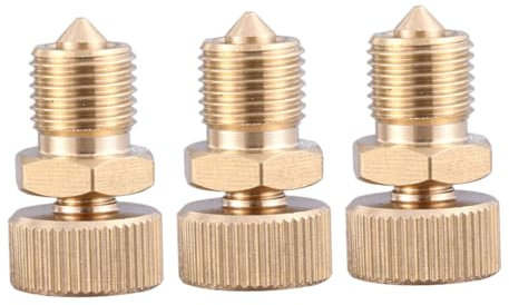 DOITOOL Lot De 2 Vis De Purge De Sécurité Pour Pompe Haute Pression 30 Mpa Accessoires De Vanne De Purge 3 Pièces X 2
