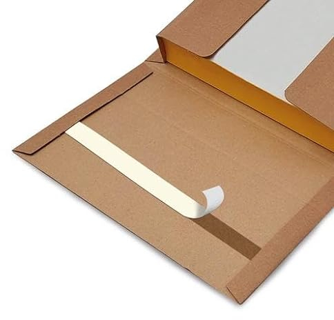 Blasetti Scatola per spedizione Libri - Book Box S imballaggio in cartone microonda avana, Confezione da 20 unità, Ideale per spedire libro formato A5, Dimensioni formato interno 26X14,5X5 cm